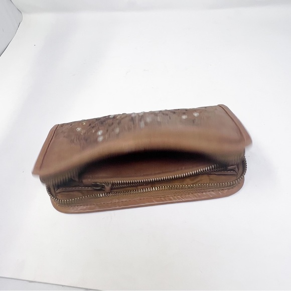 😻VTG Leather Studded Wallet - Picture 3 of 8